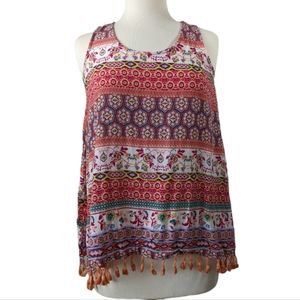 Joy Joy Sleeveless Blouse Tank Top Small